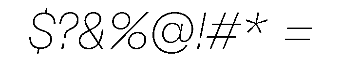 GTFlexa LzIt Font OTHER CHARS