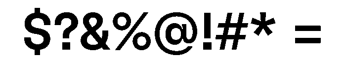 GTFlexa Md Font OTHER CHARS