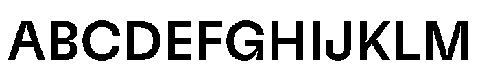 GTFlexa Md Font UPPERCASE
