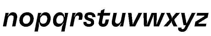 GTFlexa MdIt Font LOWERCASE