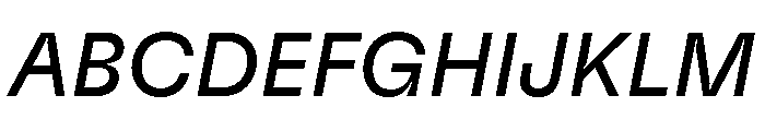 GTFlexa RgIt 2 Font UPPERCASE
