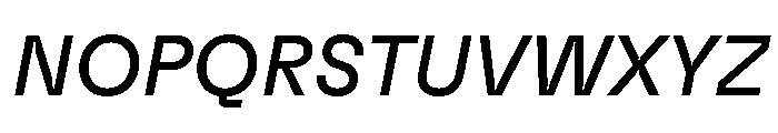 GTFlexa RgIt Font UPPERCASE