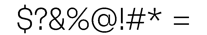 GTFlexa Th 2 Font OTHER CHARS