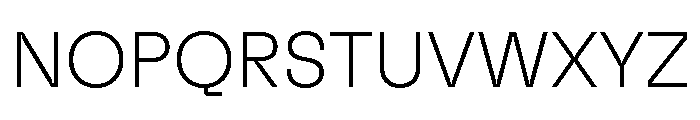GTFlexa Th 2 Font UPPERCASE