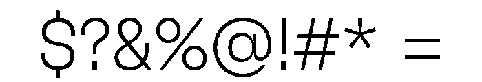 GTFlexa Th Font OTHER CHARS
