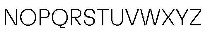 GTFlexa Th Font UPPERCASE