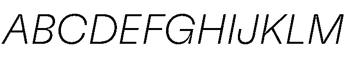 GTFlexa ThIt Font UPPERCASE