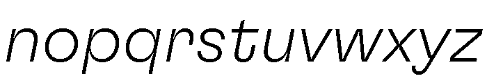 GTFlexa ThIt Font LOWERCASE