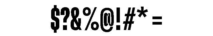 GTFlexa XCmBd Font OTHER CHARS