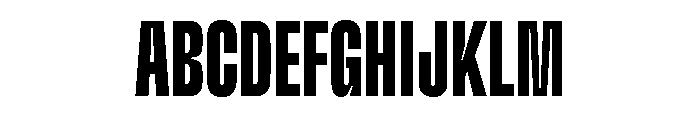 GTFlexa XCmBd Font UPPERCASE