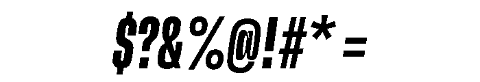 GTFlexa XCmBdIt Font OTHER CHARS