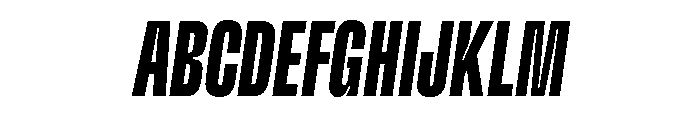 GTFlexa XCmBdIt Font UPPERCASE