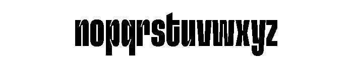 GTFlexa XCmBd Font LOWERCASE