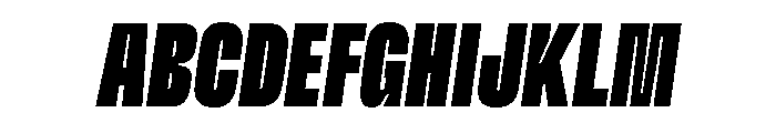 GTFlexa XCmBlIt Font UPPERCASE