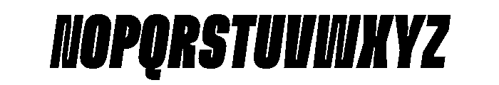 GTFlexa XCmBlIt Font UPPERCASE