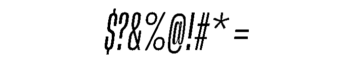 GTFlexa XCmLtIt 2 Font OTHER CHARS