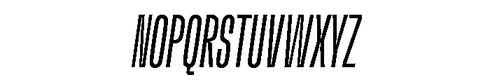 GTFlexa XCmLtIt Font UPPERCASE