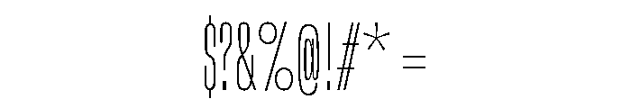 GTFlexa XCmLz Font OTHER CHARS