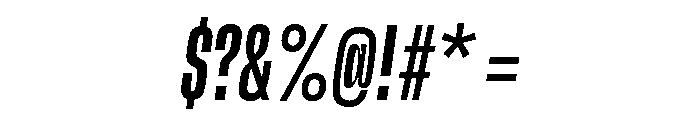 GTFlexa XCmMdIt Font OTHER CHARS