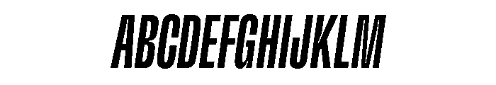 GTFlexa XCmMdIt Font UPPERCASE