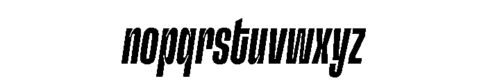 GTFlexa XCmMdIt Font LOWERCASE