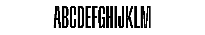 GTFlexa XCmRg Font UPPERCASE