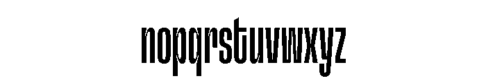 GTFlexa XCmRg Font LOWERCASE