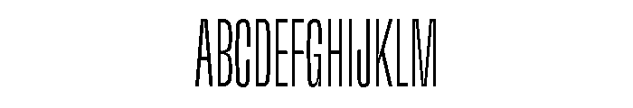 GTFlexa XCmTh 2 Font UPPERCASE