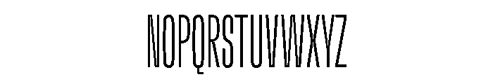 GTFlexa XCmTh 2 Font UPPERCASE