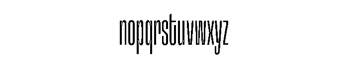 GTFlexa XCmTh 2 Font LOWERCASE