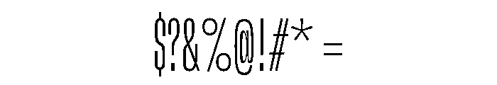 GTFlexa XCmTh Font OTHER CHARS