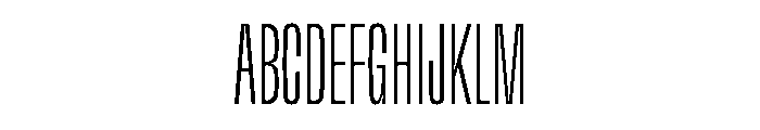 GTFlexa XCmTh Font UPPERCASE