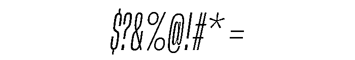GTFlexa XCmThIt Font OTHER CHARS
