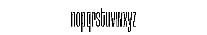 GTFlexa XCmTh Font LOWERCASE
