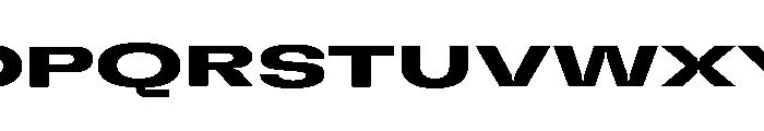 GTFlexa XExpBd 2 Font UPPERCASE