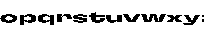 GTFlexa XExpBd 2 Font LOWERCASE