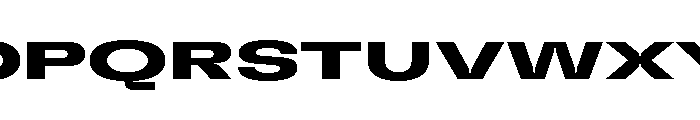 GTFlexa XExpBd Font UPPERCASE