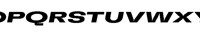 GTFlexa XExpBdIt 2 Font UPPERCASE