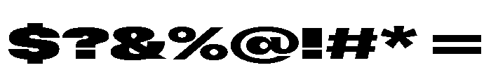 GTFlexa XExpBl Font OTHER CHARS