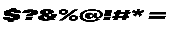 GTFlexa XExpBlIt 2 Font OTHER CHARS
