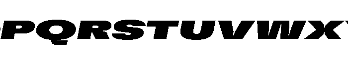 GTFlexa XExpBlIt 2 Font UPPERCASE