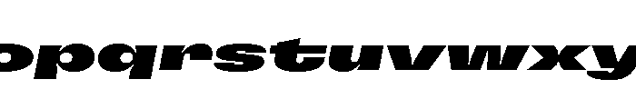 GTFlexa XExpBlIt 2 Font LOWERCASE