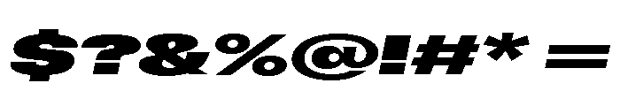GTFlexa XExpBlIt Font OTHER CHARS