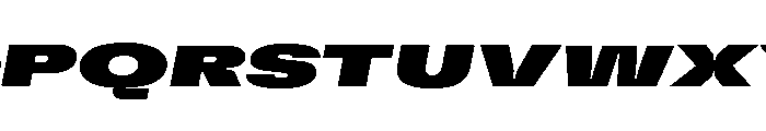 GTFlexa XExpBlIt Font UPPERCASE