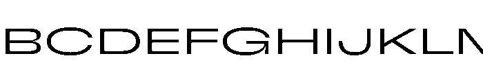 GTFlexa XExpLt 2 Font UPPERCASE