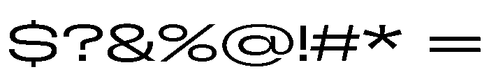 GTFlexa XExpLt Font OTHER CHARS