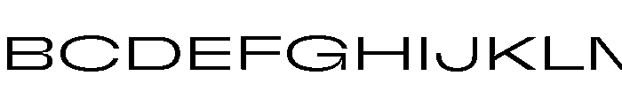 GTFlexa XExpLt Font UPPERCASE
