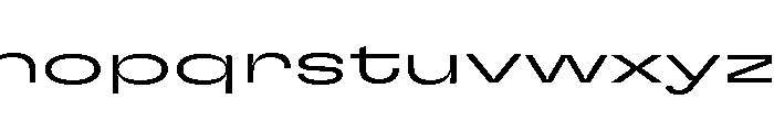 GTFlexa XExpLt Font LOWERCASE