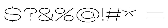 GTFlexa XExpLz Font OTHER CHARS