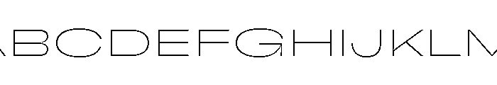 GTFlexa XExpLz Font UPPERCASE